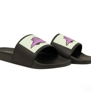 Stylish Black and Pink Women's Slides